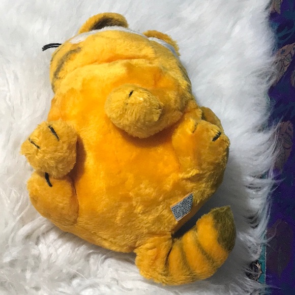 Vintage 1981 plush GARFIELD the orange cat 8 inches - Picture 5 of 9